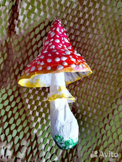 Елочная игрушка. Мухомор