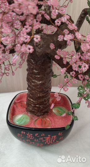 Дерево сакура из бисера