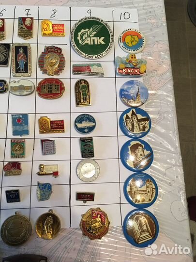 Советские значки жетоны