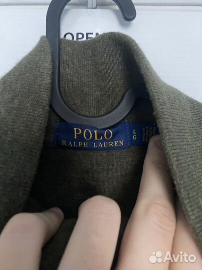 Ralph lauren кофта 1/4 зип