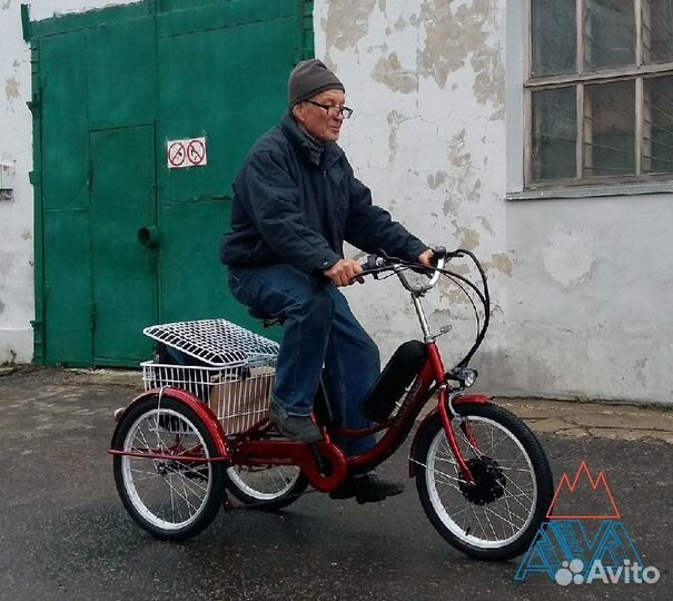 Электровелосипед трехколесный взрослый Okk-20