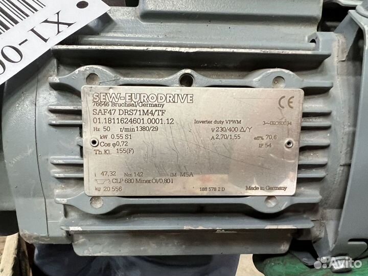 Мотор-редуктор Sew-Eurodrive SAF47DRS71M4/TF