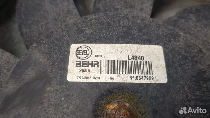 Вентилятор радиатора Peugeot Boxer, 2013