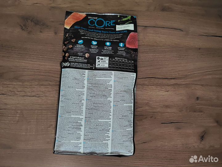 Корм Wellness core