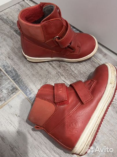 Ботинки кожаные