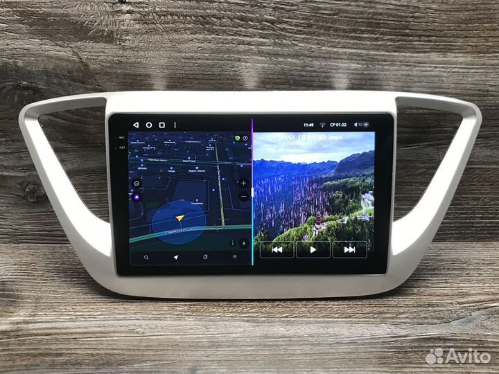 Магнитола Teyes CC3 2K на Hyundai Solaris 2