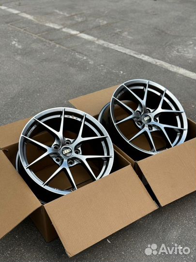 Диски r17 5x108 BBS CI-R черный глянец