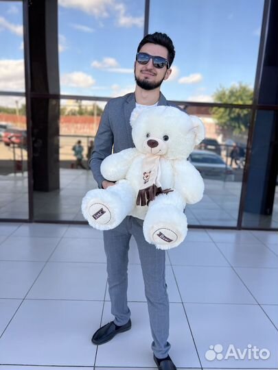 Плюшевый медведь мишка новый