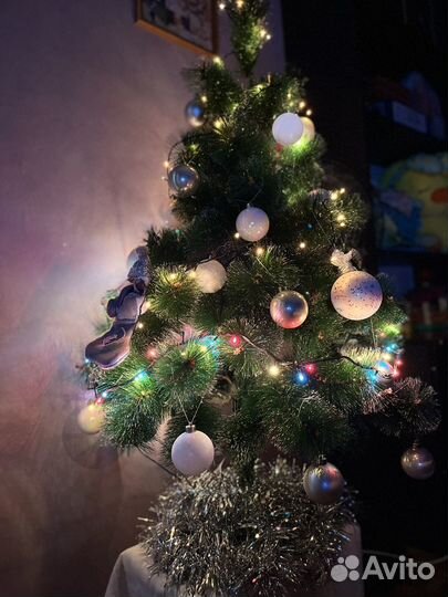 Елка искусственная заснеженная бу