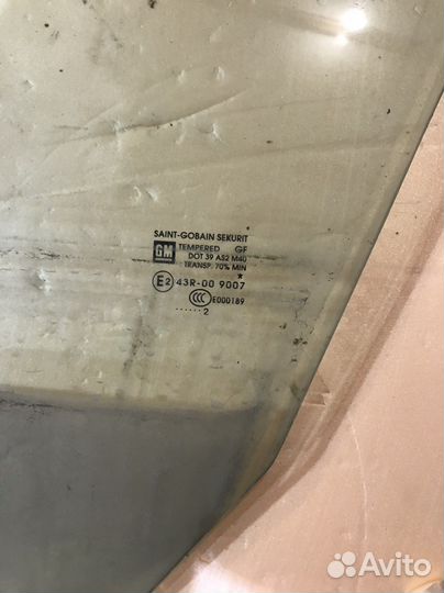 Стекло двери передней левой Opel Corsa D 2012г