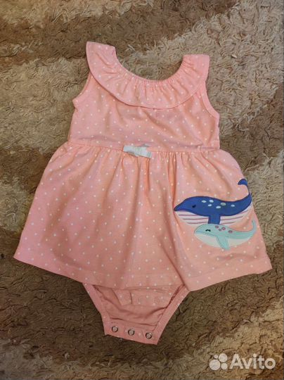 Платье боди для девочки Carter's 18 m