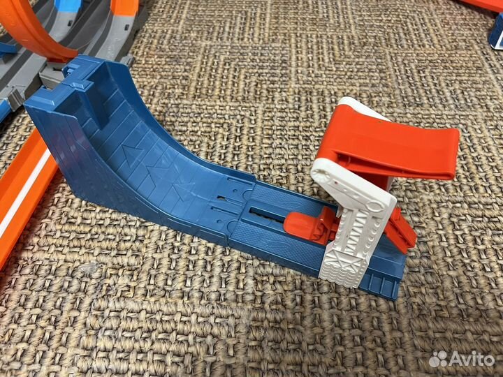 Автотрек hot wheels/горка hot wheels/машинки Nerf