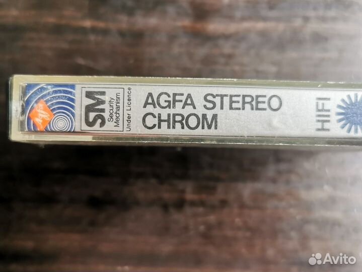 Аудиокассета agfa stereo chrom c-90