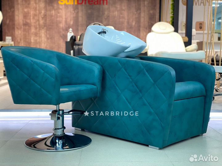 Парикмахерское кресло и мойка парикмахерская