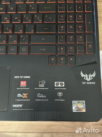 Ноутбук asus TUF Gaming FX505DY