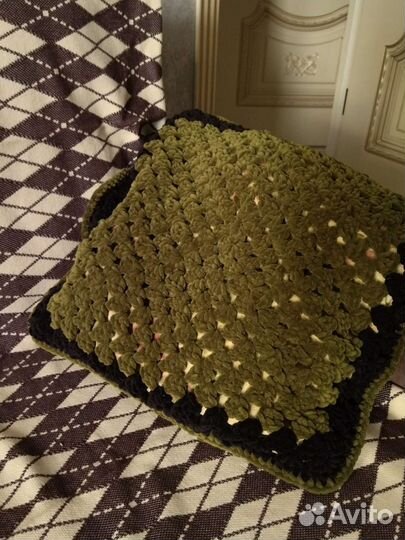 Наволочка из плюшевой пряжи