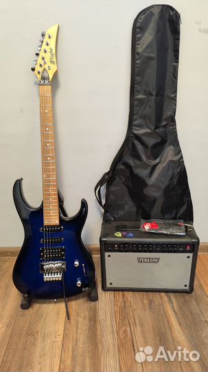 Электрогитара Superstrat Floyd Rose+комбик Yerasov