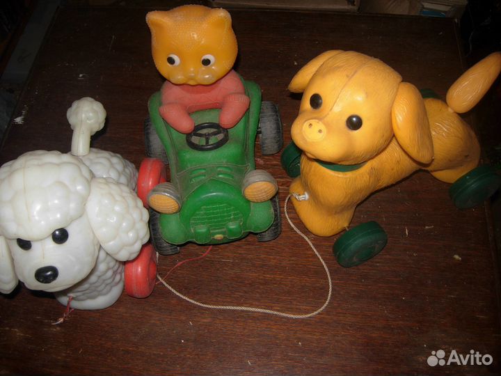 Игрушки Каталки Разные (СССР, пластик)
