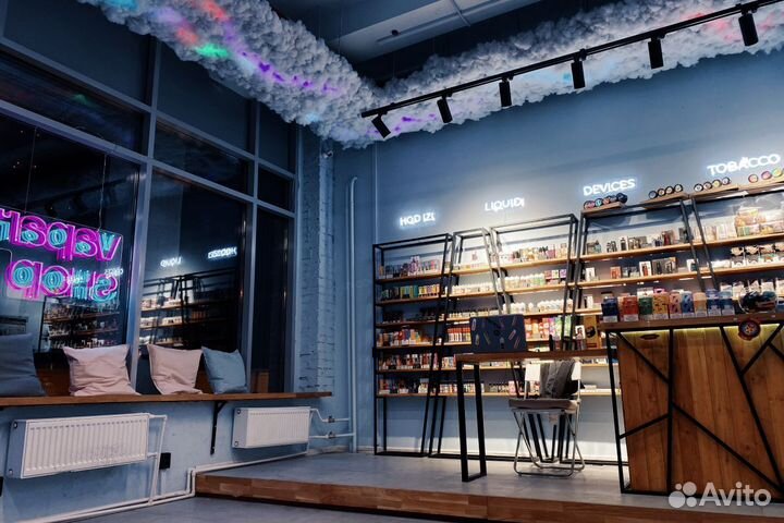 Вейп-магазин с электронными сигаретами на продажу