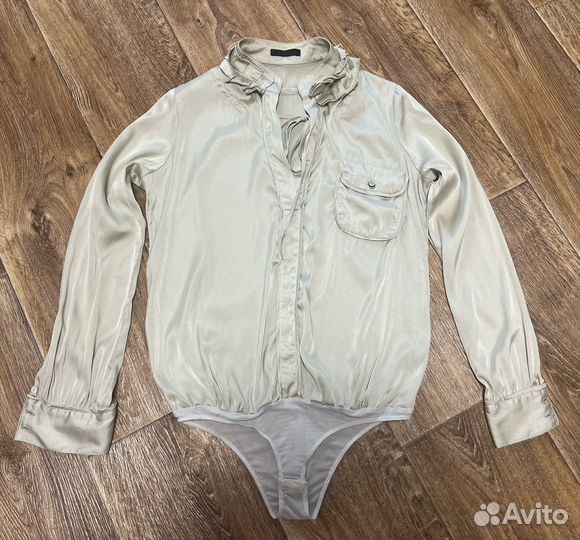 Pinko шелковое боди, 42 размер