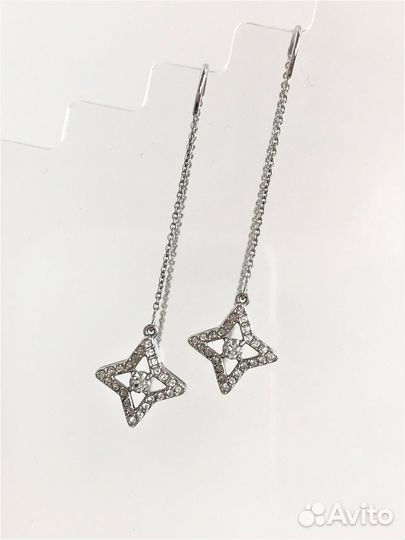 Серьги Swarovski Оригинал Подвеска Звезда