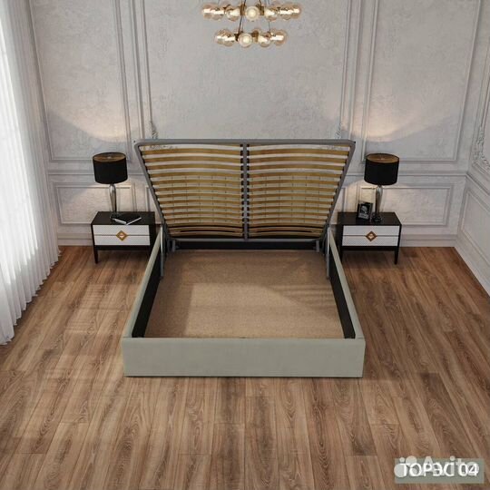 Кровать двуспальная с матрасом