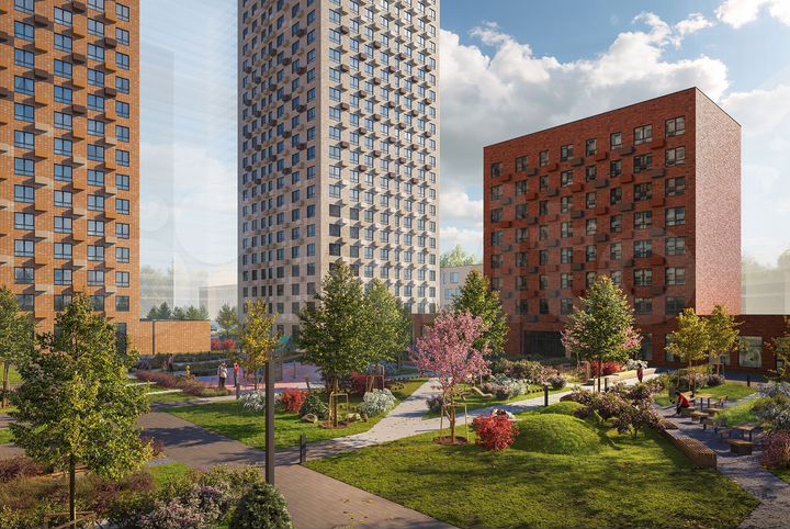 1-к. квартира, 40,6 м², 6/17 эт.