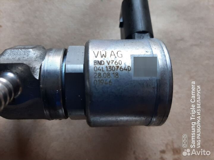 Топливная рампа в сборе 04L089G,D,B. VW, skoda