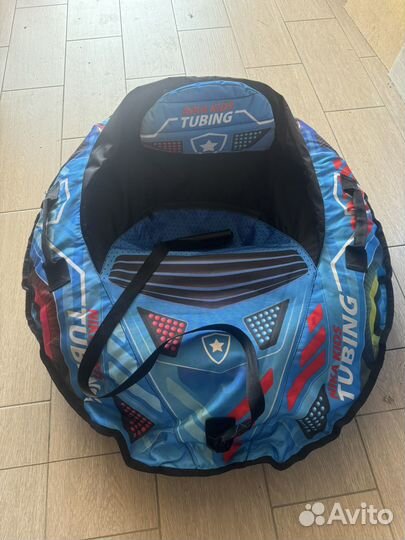 Плюшка/тюбинг ввиде машинки