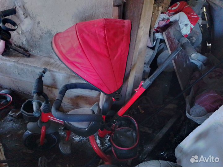 Детский трехколесный велосипед новый