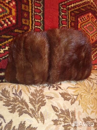 Мужская шапка-обманка норковая