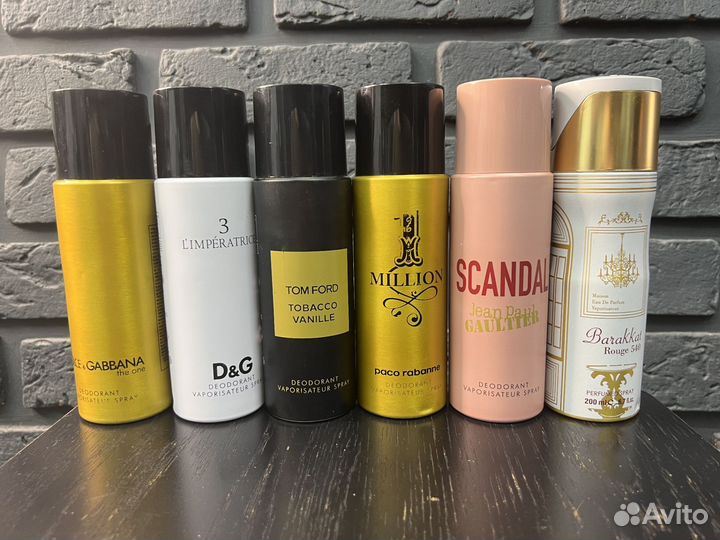Парфюмерные дезодоранты