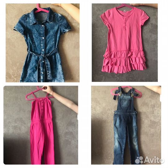 Пакет вещей для девочки рост 110-116