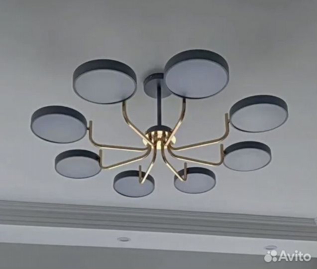 Люстра потолочная подвесная бу