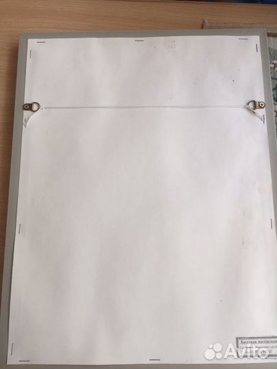 Картина вышитая, в красивой раме