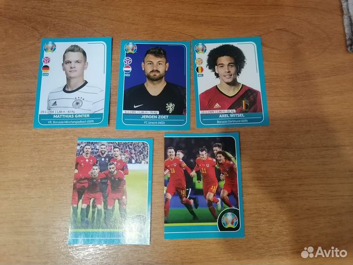 Наклейки panini euro 2020