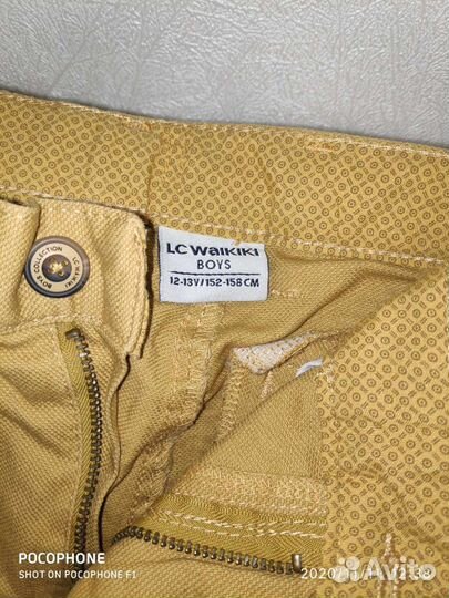 Шорты х/б, горчичный цвет 152-158