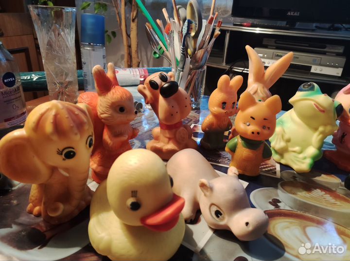 Игрушки резиновые