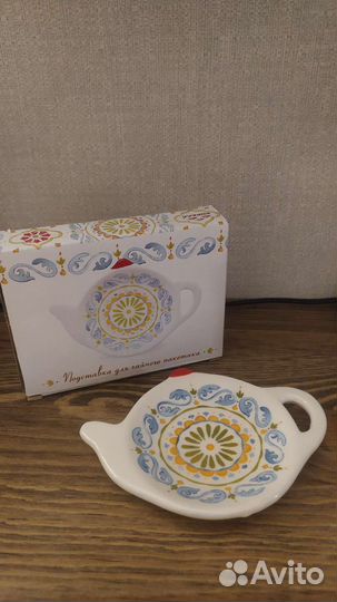Подставка под чайный пакетик, чайник декоративный