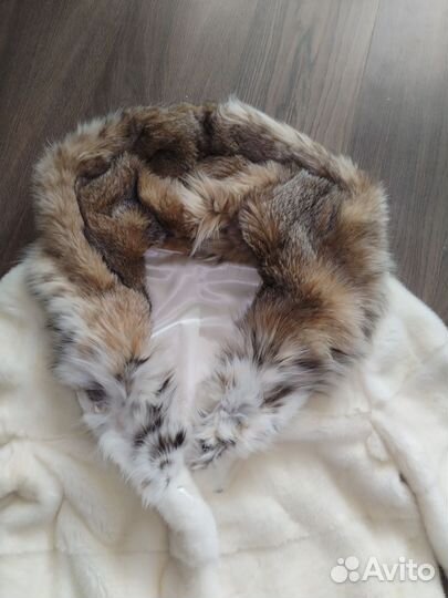 Шуба белая норка 44-46-48