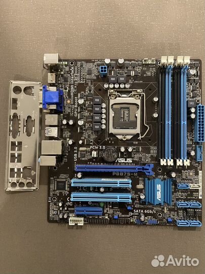 Материнская плата asus P8B75-M LGA1155