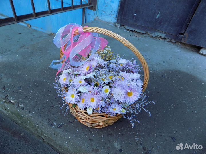 Корзина Ромашек