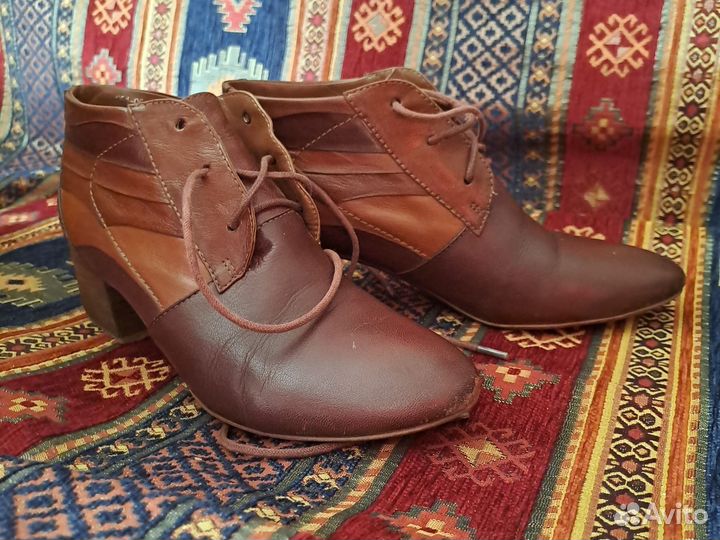Ботинки женские демисезонные 38 размер кожа