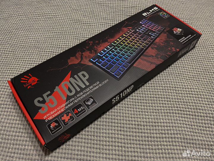 Механическая клавиатура A4Tech Bloody S510NP