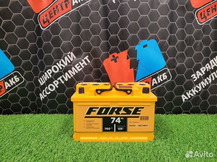 Аккумулятор forse 74 Ah о.п. 760A