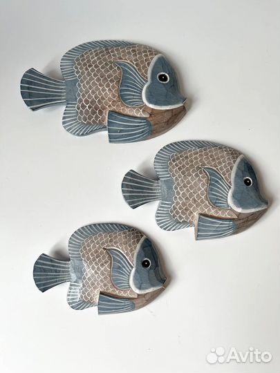 Настенный декор набор рыб