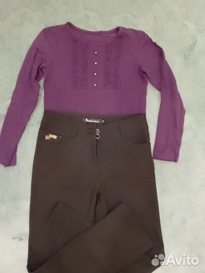 Блуза и брюки на 128-134 на девочку