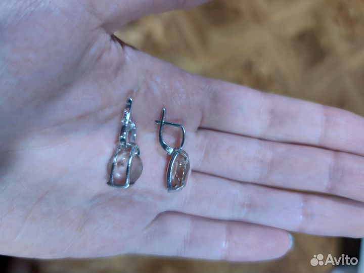 Серебряные серьги