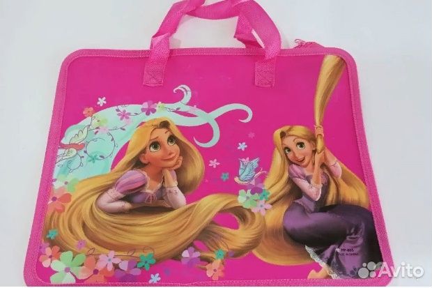 Папка на молнии с ручками формат А4