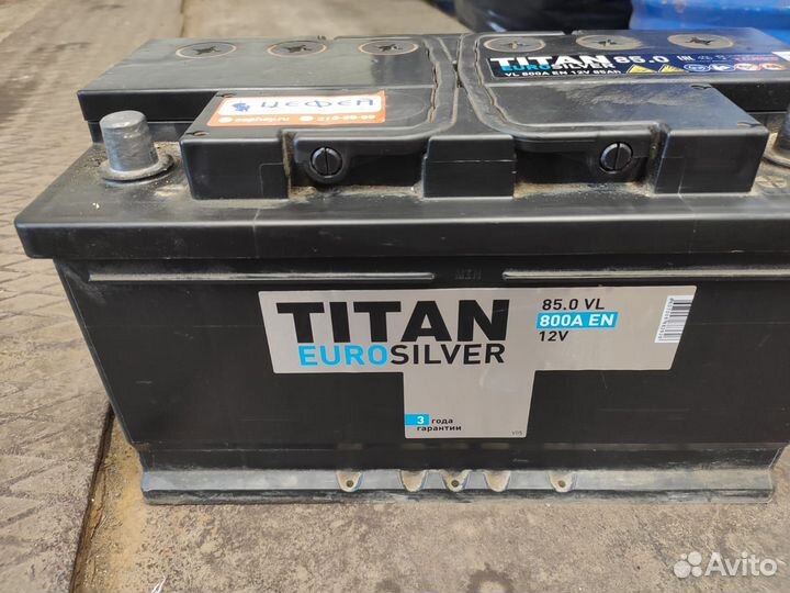 Аккумулятор Titan 85Ah EuroSilver